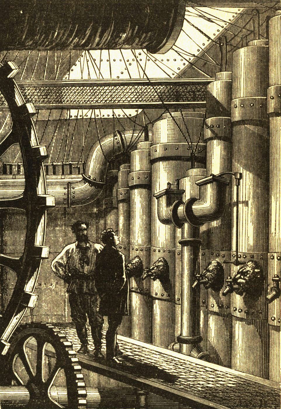 Steampunk cover or key art