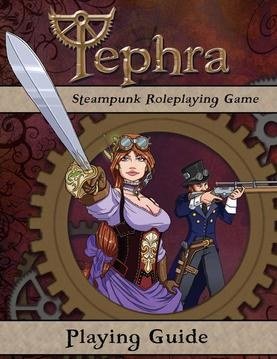 Tephra: The Steampunk RPG cover or key art