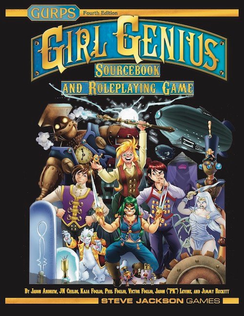 Girl Genius RPG cover or key art