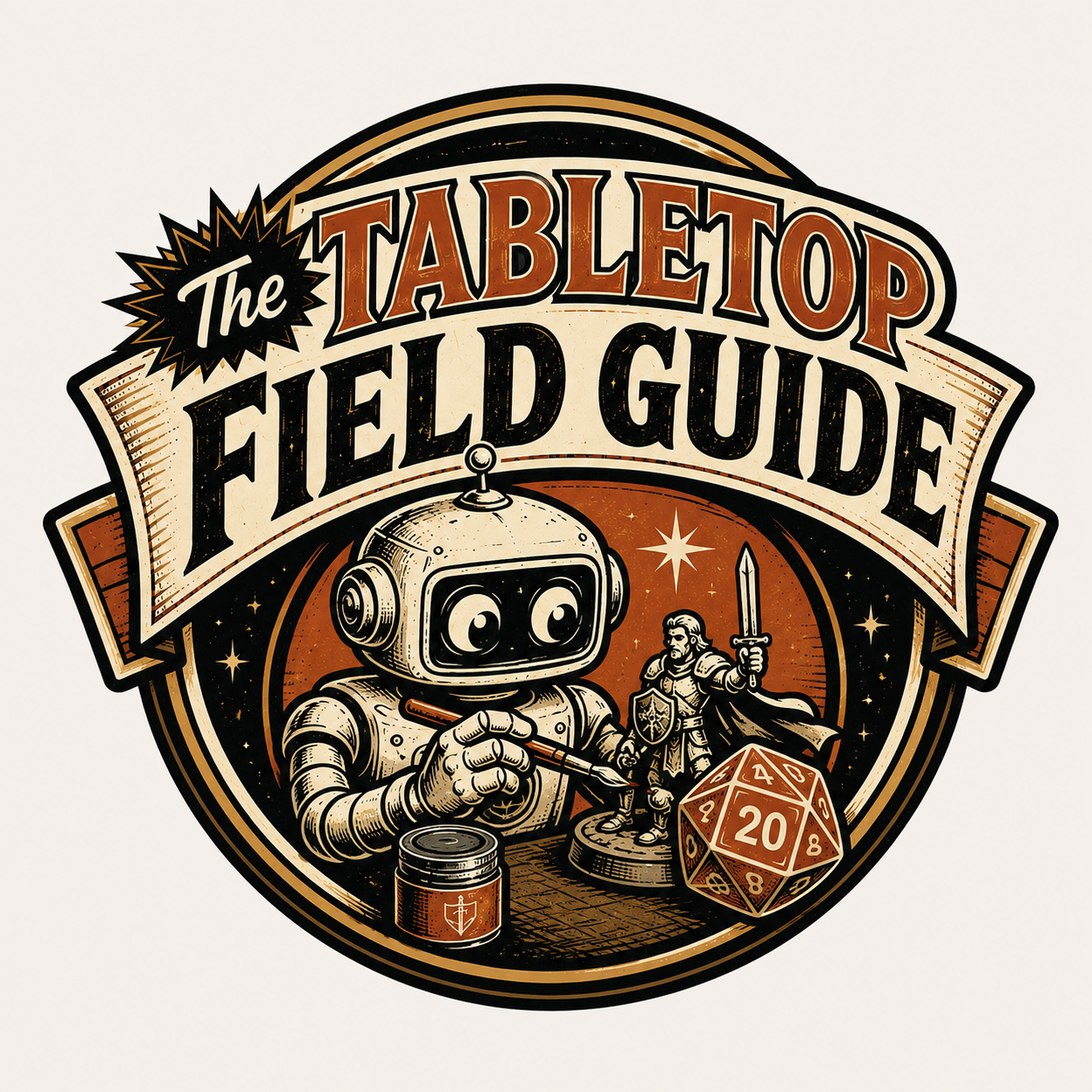 The Tabletop Field Guide illustrated logo