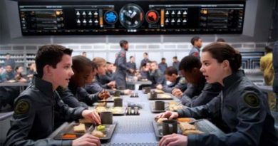 Ender's Game... at Battle School, you eat for free.