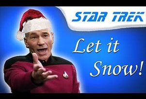 Let it snow, commands Trek's Picard (kind-of).