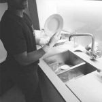 Galaxy’s most famous stormtrooper sentenced to dish-washing punishment duty. Galaxy’s most famous stormtrooper sentenced to dish-washing punishment duty.