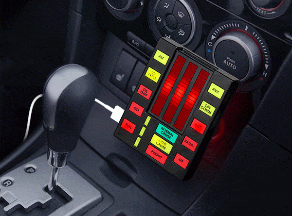 Knight Rider changing KITT! The USB car charger.