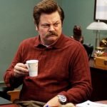 Good Omens signs up Parks and Recreation star Nick Offerman. Good Omens signs up Parks and Recreation star Nick Offerman.