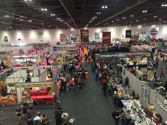 Lots to buy at Comic-con London.