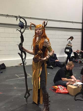 Wood elf at Comic-con London.