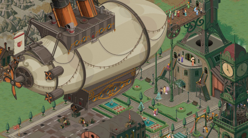 Lethis (steampunk city-builder game trailer).