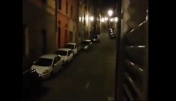 Locked-down Italians sing from their windows at night (weird news).
