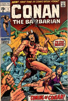 Conan the Barbarian comic-book first issue retrospective (video).