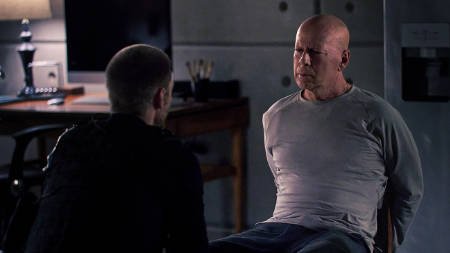 Fortress: Bruce Willis movie (trailer) (think Die Hard inside a survivalist compound).