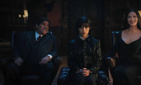Wednesday Addams (trailer for this comedy horror TV series: Netflix).