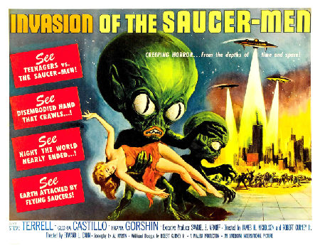 Invasion Of The Saucer Men (full film: B Movie Classic scifi cheese).