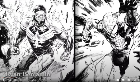 Getting the most out of your digital inking: Advice from a DC comics artist (video tutorial).