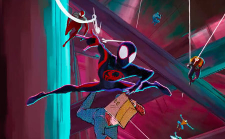 Spider-Man: Across the SpiderVerse (animated superhero film: trailer).