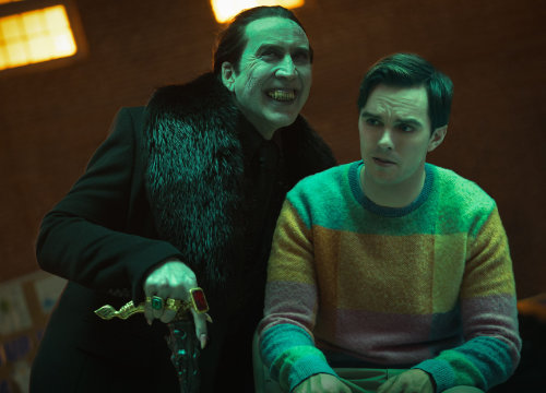 Nicholas Hoult and Nicolas Cage team up for the vampire horror comedy, Renfield (trailer).