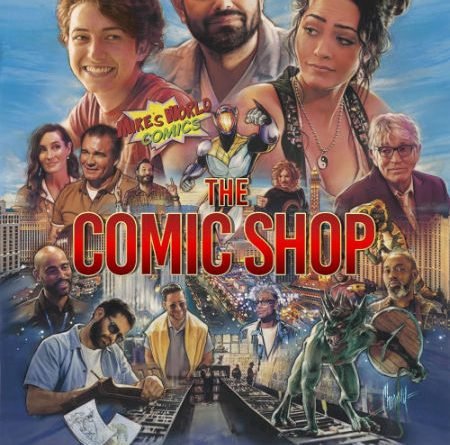 The comic shop film.